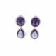 Amethyst-Diamond-Earrings - photo 1