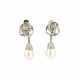 Pearl-Diamond-Earrings - photo 1