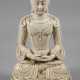 Blanc-de-Chine-Figur eines Bodhisattvas mit Almosenschale - фото 1