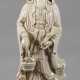 Große Blanc-de-Chine-Figur "Stehende Guanyin als Schützerin der Fischer" - photo 1