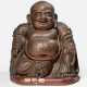 Figur des Budai aus Holz mit Lackauflage und Vergoldung - фото 1