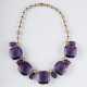 Vintage Amethyst-Diamant-Collier - фото 1