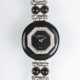 Vintage Damen-Armbanduhr mit Onyx und Diamanten von Juwelier Wilm - Foto 1