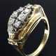 Handgefertigter Gelbgold 585 Ring mit Brillanten (zus. ca. 0.80ct/VSI/W), 6,8g, Gr. 57 - photo 1