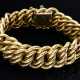 Gelbgold 750 Garibaldi Armband, 56,7g, L. 21,5x1,9cm, teilweise defekt, 1 Kettenglied Element fehlt - фото 1