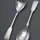 2 Teile Salatbesteck "Spatenmuster", Silber 800, 155g, L. 21cm - photo 1