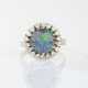 Opal-Brillant Ring. - photo 1