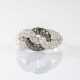 Ring mit zweifarbigem Diamant-Besatz. - фото 1