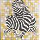 Victor Vasarely (Pécz 1908 - Paris 1998). Zebra Couple Silver/Gold. - photo 1