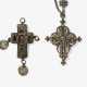 Two cross pendants, one with a necklace with slider - photo 1