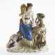 A porcelain group of Ceres with putti - фото 1