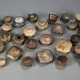 30 Opiumpfeifenköpfe aus Feinsteinzeug mit Ritz- und Prägedekoren - фото 1