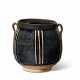 A CIZHOU-TYPE BLACKISH-BROWN-GLAZED WHITE-RIBBED JAR - photo 1