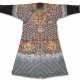 AN EMBROIDERED BROWN-GROUND GAUZE 'DRAGON' ROBE - photo 1