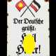 Emailleschild: Der Deutsche grüßt Heil Hitler!. - photo 1