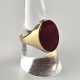 Herrenring - 333/000 Gelbgold, gestempelt "333", b… - Foto 1