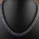 Silbercollier mit Saphiren - Sterling Silber 925/0… - Foto 1