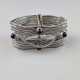Geflochtenes Vintage-Silberarmband - 835er Silber,… - photo 1