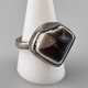 Herrenring mit Achatauge - Silberfassung, Ringkopf… - photo 1