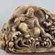 Siegel mit Budai-Figur - China, feine Schnitzarbei… - Foto 1