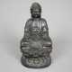 Figur des Buddha Amitabha - China, Metallguss dunk… - photo 1