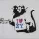 Banksy (*1974 Bristol, nach) - "Dismal Canvas" mit… - photo 1