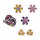 TWO MULTI-GEM 'HAWAII' BROOCHES BY VAN CLEEF & ARPELS; TOGETHER WITH MULTI-GEM JEWELLERY - photo 1