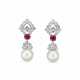 NO RESERVE – MULTI-GEM EARRINGS - фото 1