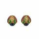 GEMSTONE-DIAMOND-EAR-CLIPS - фото 1