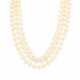 THREE-ROW-PEARL-DIAMOND-NECKLACE - photo 1