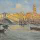 Strobl, Karl Charly (1900-1969) "Venedig", Öl/ Lw., sign. u.l. und betitelt, 32x62 cm, Rahmen - Foto 1