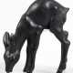 Buderus-Kunstgußfigur "Äsendes Reh", Eisen schwarz, H. 8 cm - photo 1