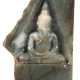 Jade-Druse mit geschnittenem, halbplastischem Buddha-Relief, ges. 13,5x8,3x4 cm - photo 1