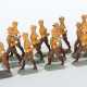 16 SA-Soldaten Linoel u. a., 15 x gemarkt, 1 x un… - photo 1