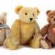 3 Teddybären Steiff, Replika, Teddy Replica 1909, … - Foto 1