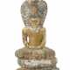 Naga Buddha Wohl Sri Lanka, Mitte 20. Jh., Holz, g… - Foto 1