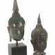 2 Sukothai Buddha-Köpfe Thailand, 19./20. Jh, Bron… - photo 1