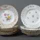 13 Meissen-Durchbruchteller 9x 1850-1924 und 4x 19… - Foto 1