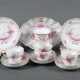 8 Gedecke ''Indisch purpur'' und eine Vase Meissen… - photo 1