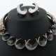 Silberset Collier und Ohrclips modern, Spanien, Si… - photo 1