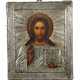 Ikone ''Christus Pantokrator'' mit Oklad Russland,… - фото 1