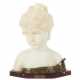 Bildhauer des 19./20. Jh. ''Poeme'', Alabaster/Mes… - Foto 1