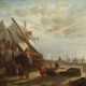 Maler des 19. Jh. ''Beim Schiffsbauer'', liegendes… - photo 1