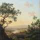 Maler des 19. Jh. ''Romantische Landschaft'' mit B… - Foto 1
