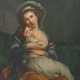 Maler des 19. Jh. ''Selbstbildnis mit Tochter Juli… - photo 1