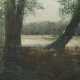 Maler des 20. Jh. ''Waldsee'', Blick auf das von B… - photo 1