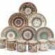 SIX SEVRES PORCELAIN COFFEE-CUPS AND SAUCERS - Foto 1