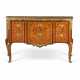 A LATE LOUIS XV ORMOLU-MOUNTED, TULIPWOOD, AMARANTH AND BOIS DE BOUT MARQUETRY COMMODE - photo 1