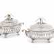 A PAIR OF GEORGE II SILVER SOUP TUREENS AND COVERS - photo 1