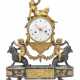 A DIRECTOIRE ORMOLU, PATINATED-BRONZE AND VERDE ANTICO MARBLE STRIKING MANTEL CLOCK 'PENDULE À LA BACCHANTE' - photo 1